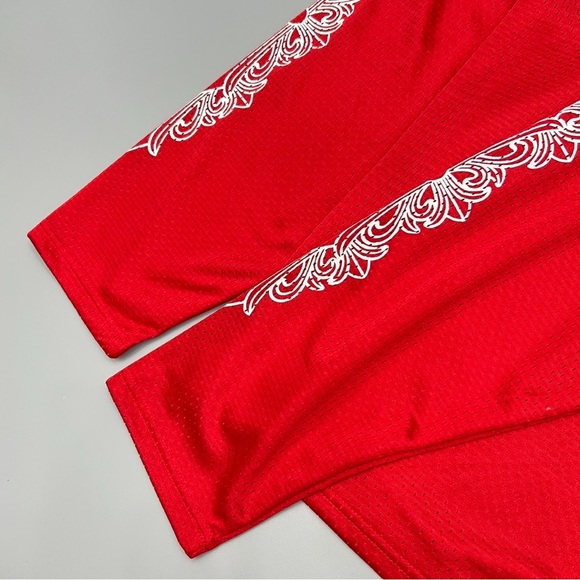 Chrome Hearts Red Long Sleeve Jersey - Picture 5 of 9